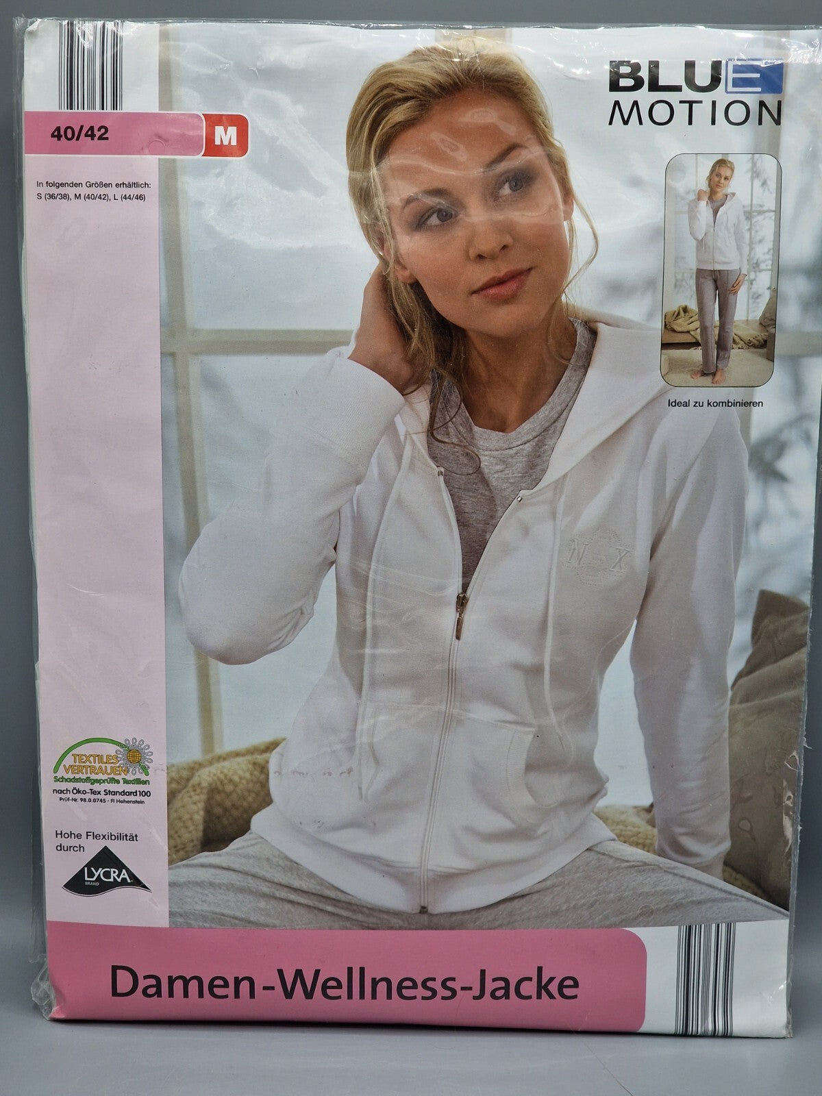 Blue Motion Damen-Wellness-Jacke, Größe M (40/42)